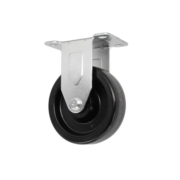 4"x1.25" LIGHT DUTY PHENOLIC WHEEL, RIGID CASTER, Commercial, Ind
